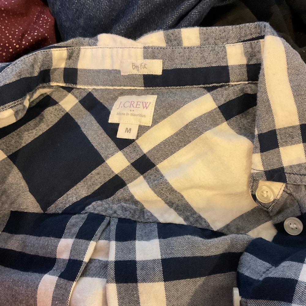 J. Crew Plaid Flannel shirt - Picture 5 of 6